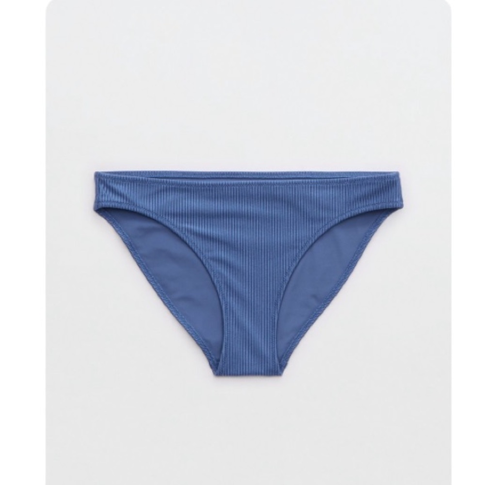 Aerie Shine Rib Full Coverage Bikini Bottom XXL